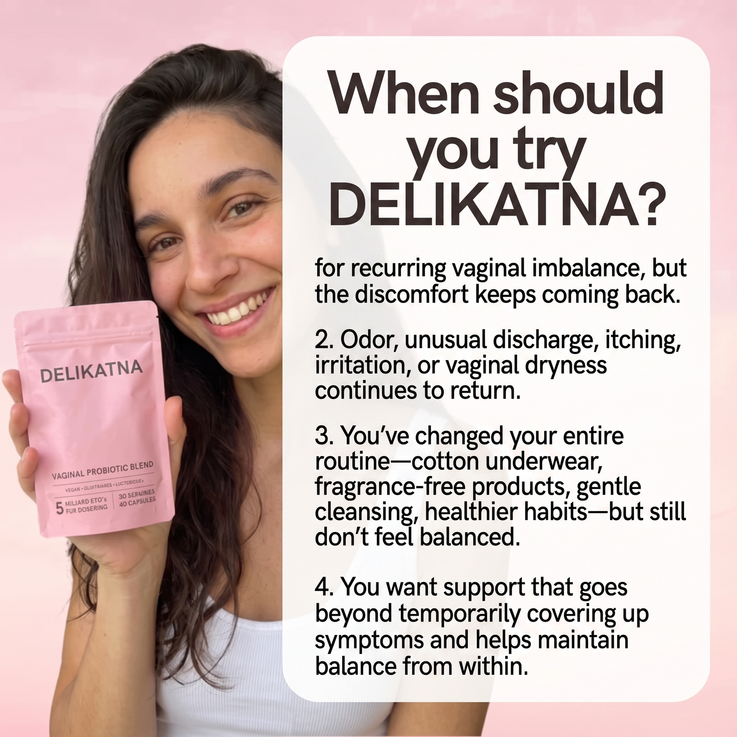 Vaginal Probiotics — Feel Fresh, Confident & Completely Yourself in 30 days