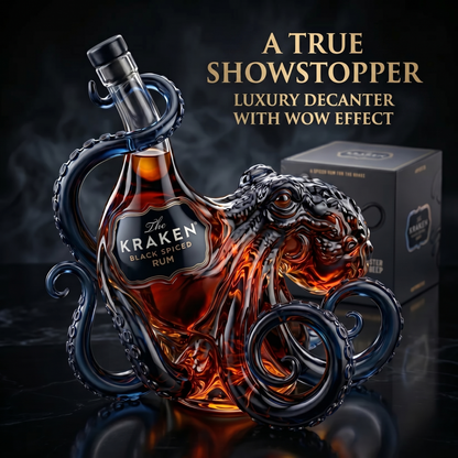 Kraken Octopus Whiskey Decanter – Limited Collector’s Edition
