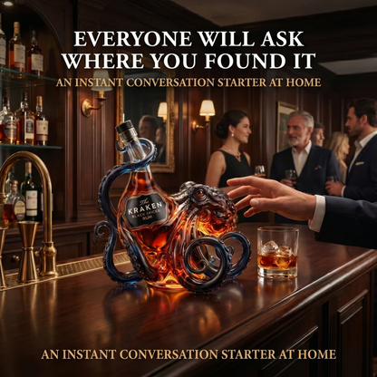 Kraken Octopus Whiskey Decanter – Limited Collector’s Edition