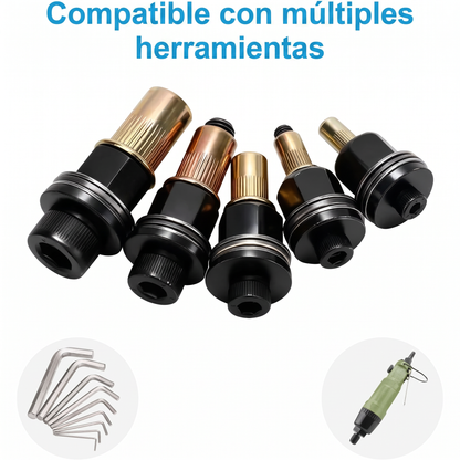 Kit Profesional de Tuercas Remachables M3–M10 con Mandriles Intercambiables