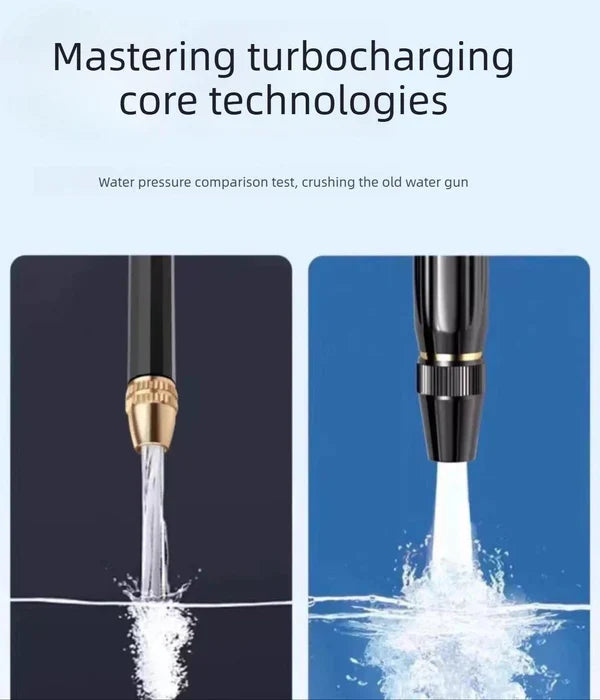 High-pressure water gun for car and home