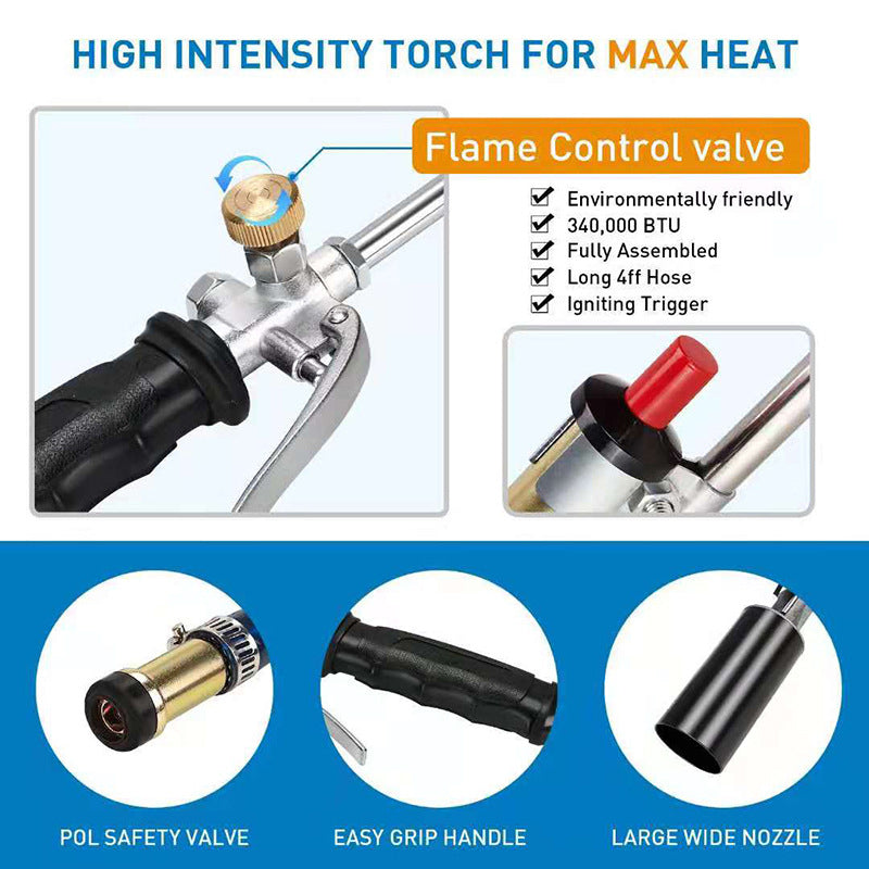 🔥 NOW 50% OFF! 🌿  Extra-powerful propane weed burner for removing weeds — with an instant flame, easy ignition, and ideal use on driveways, patios, and garden beds 🧑‍🌾